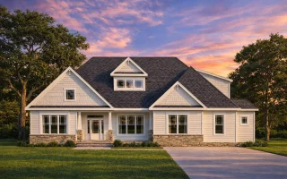 Plan  16-1244 - Sanchez Walk |  Traditional Craftsman - 4-Bed, 4.5-Bath, 4,119 SF