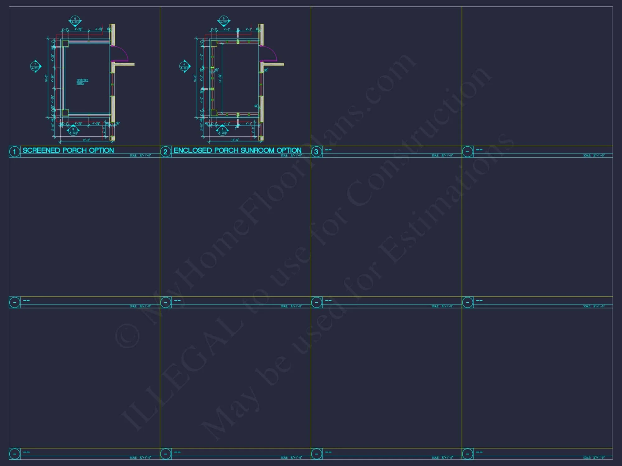 Traditional Duplex Home Plan with CAD Designs & Spacious Floor Layout
