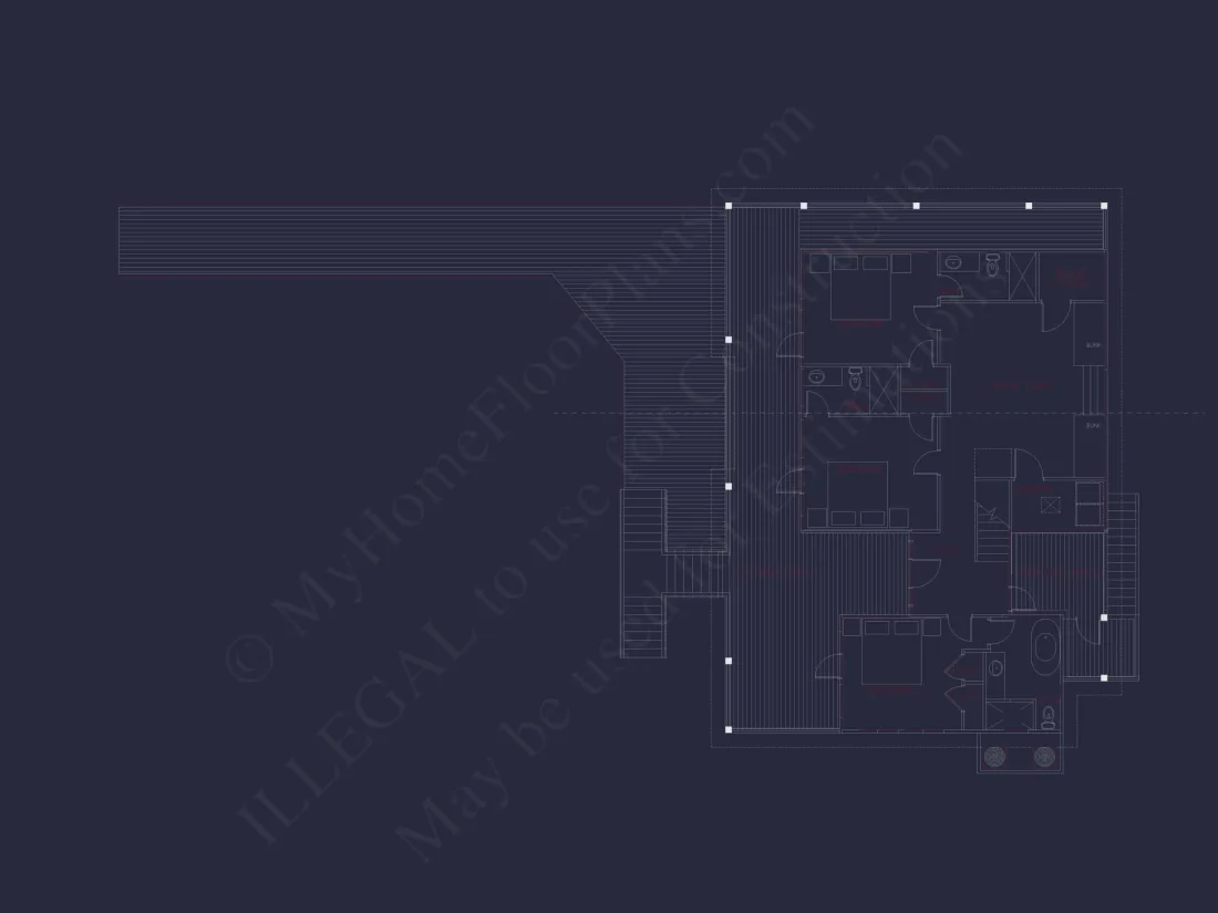Modern Beach Home Plan with Spacious Floor Design