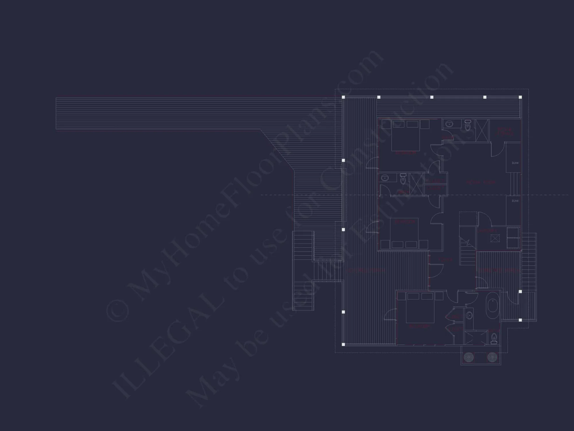 Modern Beach Home Plan with Spacious Floor Design