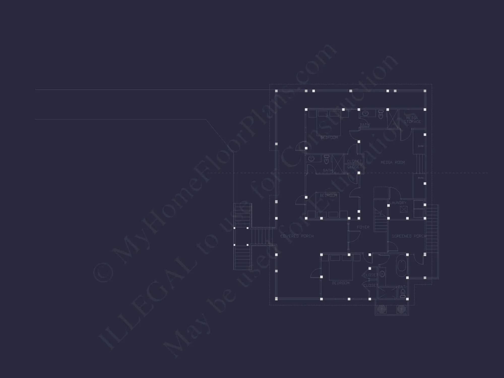 Modern Beach Home Plan with Spacious Floor Design