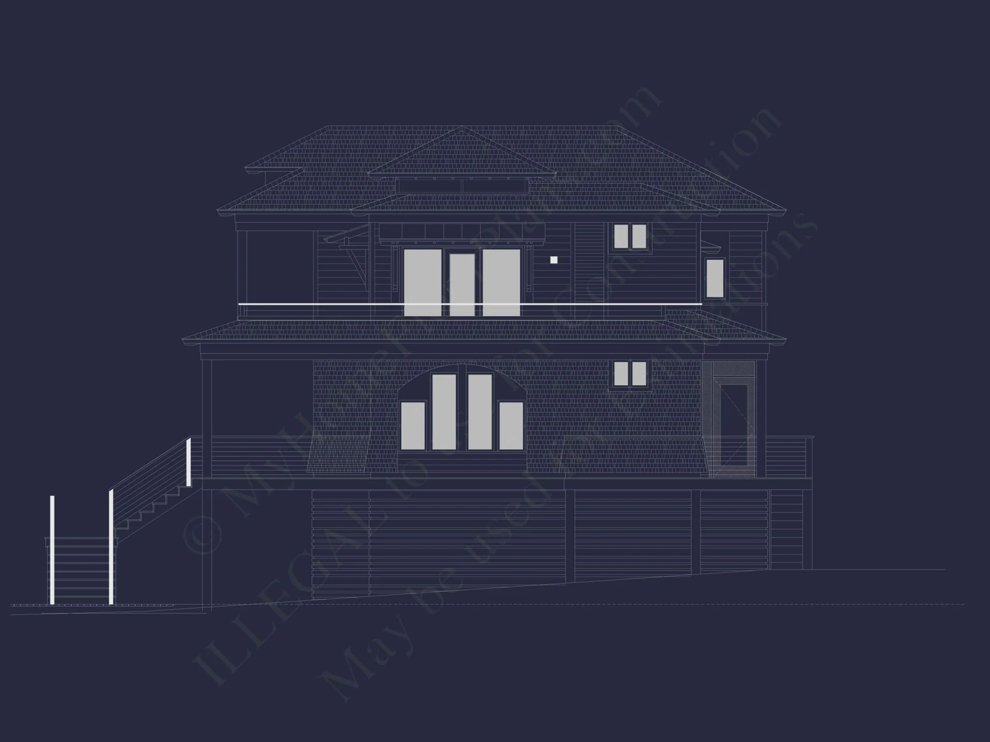 Modern Beach Home Plan with Spacious Floor Design