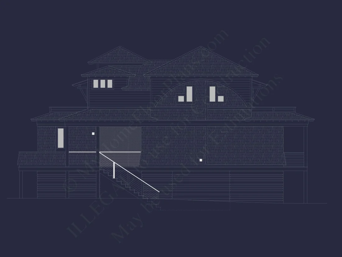 Modern Beach Home Plan with Spacious Floor Design