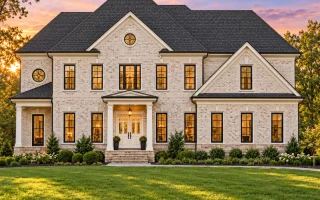 Plan  9-1326 - Acadian Retreat |  Traditional Colonial - 4-Bed, 3.5-Bath, 3,490 SF