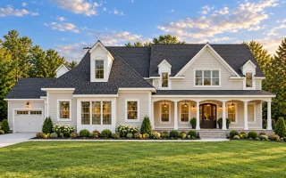 Plan  13-1318 - Rose Meadow Farm |  New American - 5-Bed, 5-Bath, 4,665 SF