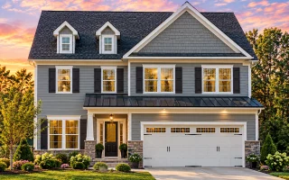 Plan  5-1240 - Hernandez Lodge |  Traditional Colonial - 4-Bed, 2.5-Bath, 2,702 SF