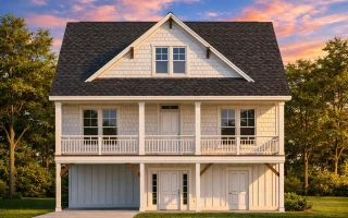 Plan  14-1917 - Yew Tree Creek Estate  | Traditional Colonial - 4-Bed, 2-Bath, 2,179 SF