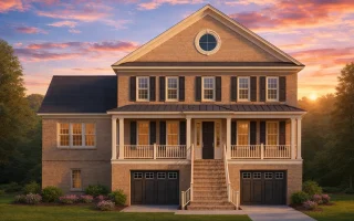 Plan  15-1662 - The Smithfield Manor  | Traditional Colonial - 4-Bed, 4.5-Bath, 4,525 SF