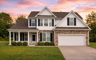 Plan  9-1086 - Allen Lodge |  Traditional Colonial - 4-Bed, 3.5-Bath, 2,545 SF