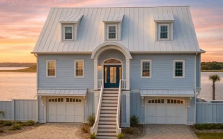 Plan  18-1323 - The Simmons Haven |  Coastal - 3-Bed, 3-Bath, 3,021 SF