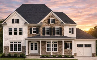 Plan  11-1087 - Asheville Vernacular  | Modern Farmhouse - 5-Bed, 5-Bath, 4,112 SF