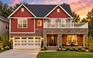 Plan  18-1521 - The Davis Haven |  New American - 4-Bed, 3.5-Bath, 3,082 SF