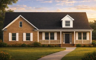 Plan  9-1291 - Nelson Place |  Traditional Ranch - 3-Bed, 2.5-Bath, 2,210 SF