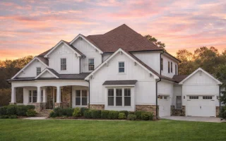 Plan  11-1925 - Juniper Glen Farmhouse  | New American - 5-Bed, 5-Bath, 5,658 SF