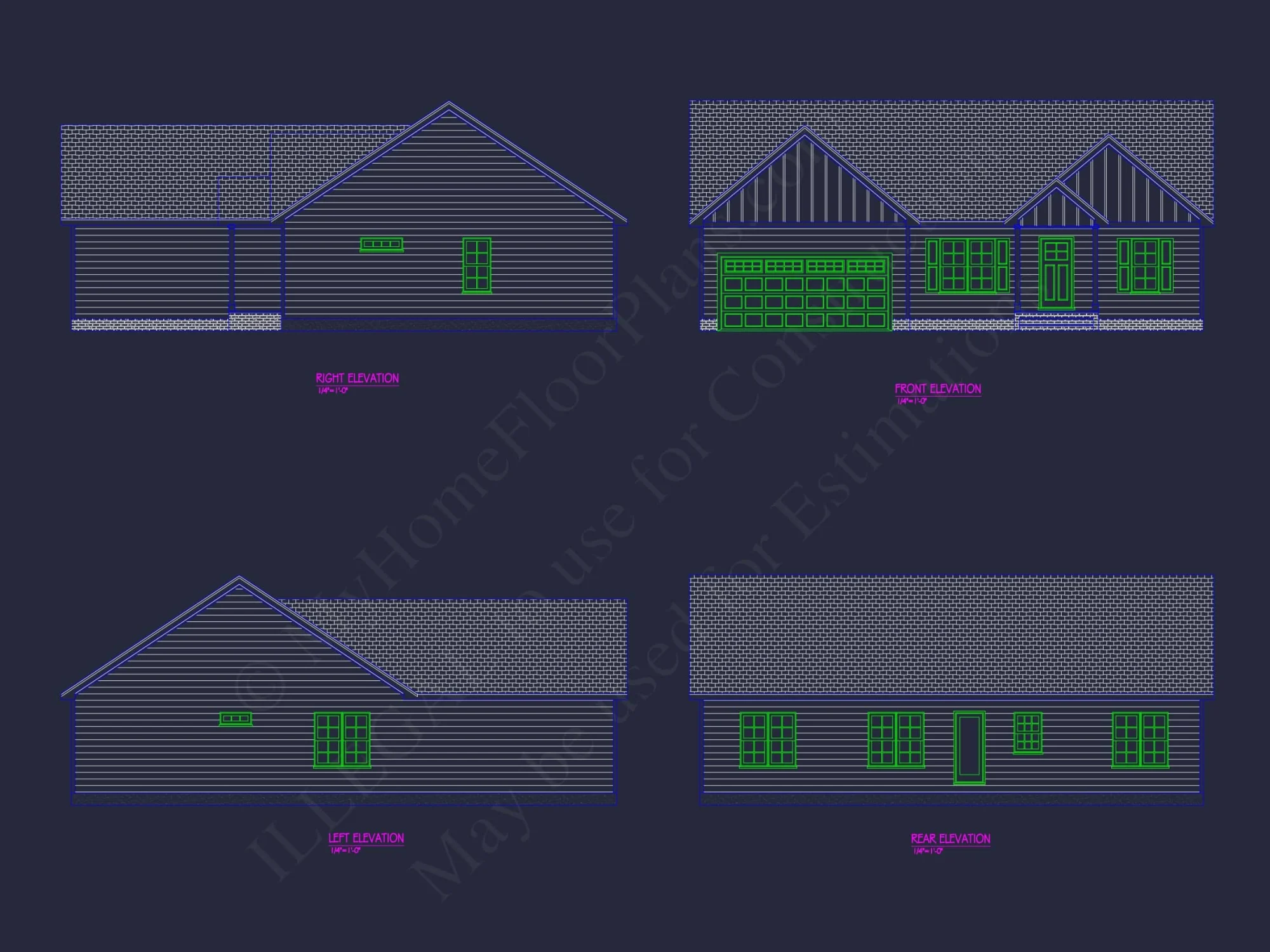 Efficient 1-Story House Plan with Spacious Layout & Craftsman Style