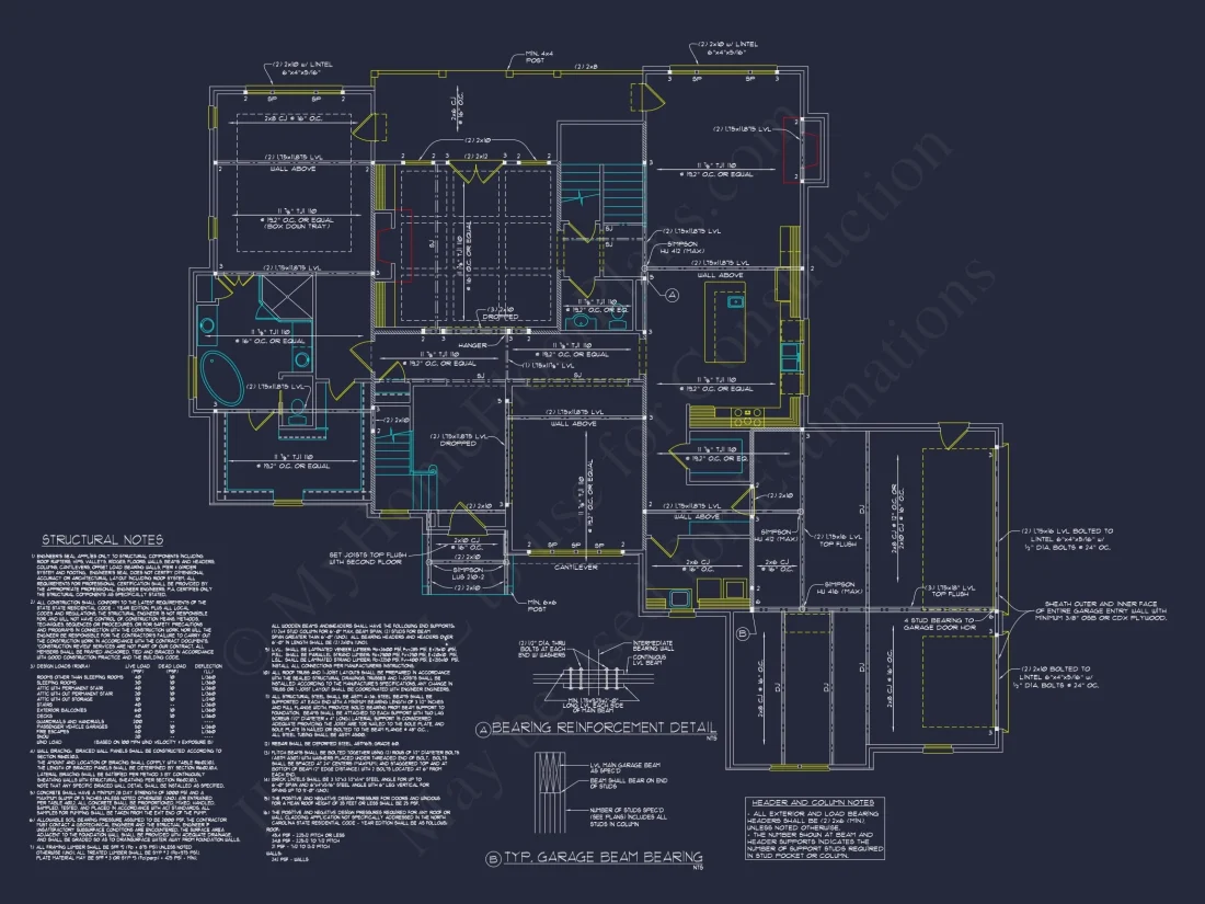 Traditional 4-Bedroom House Plan with Front-Entry Garage