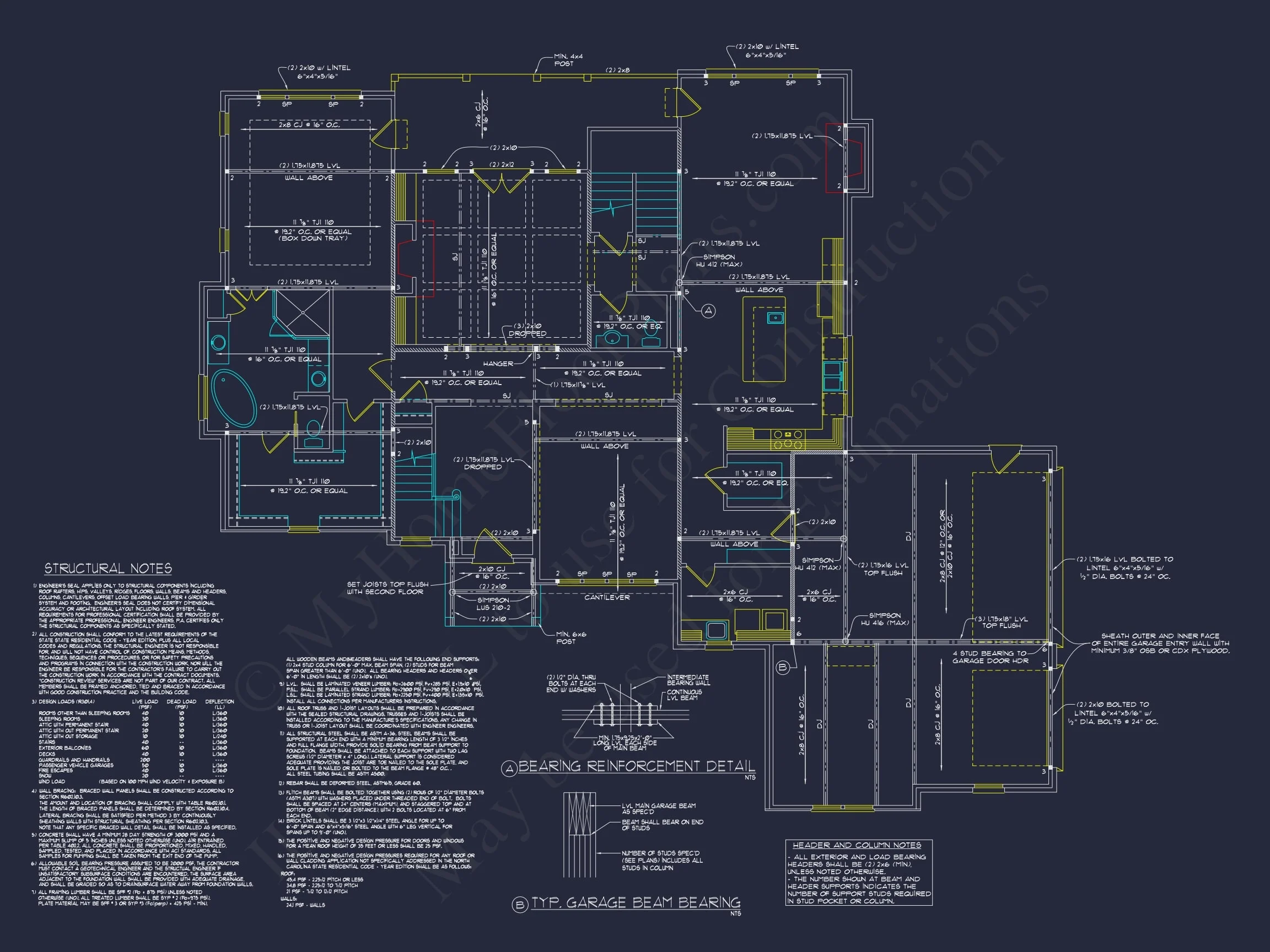 Traditional 4-Bedroom House Plan with Front-Entry Garage