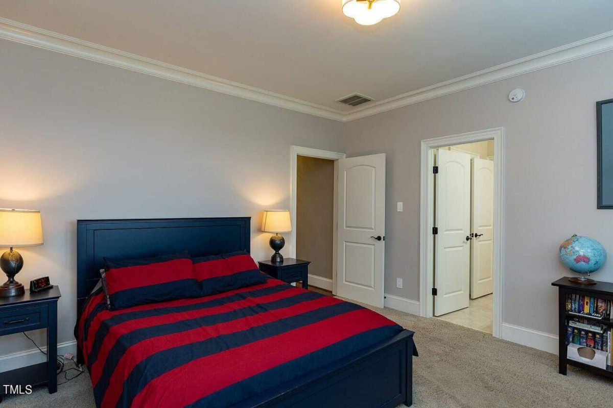 Traditional 4-Bedroom House Plan with Front-Entry Garage