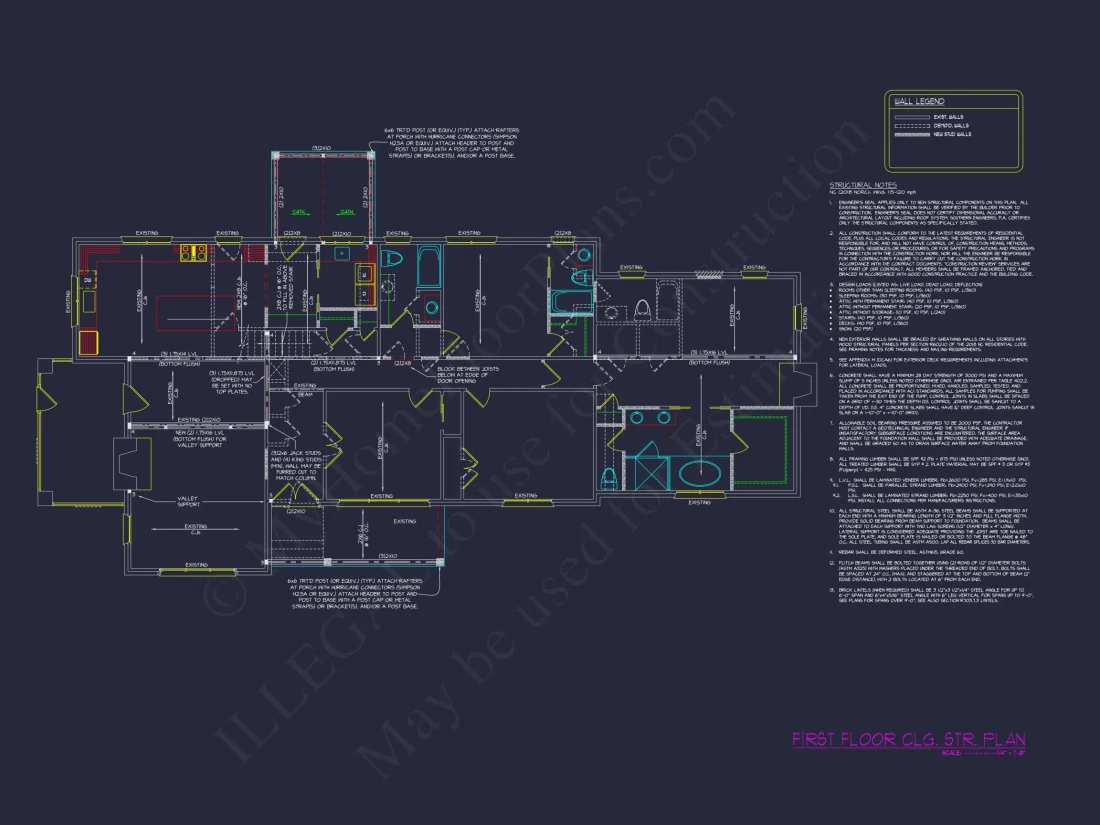 Craftsman House Floor Plan with Spacious Blueprint Design