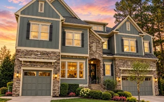 Plan  15-1007 - Walnut Ridge Farm |  New American - 4-Bed, 4-Bath, 4,521 SF