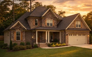 Plan  12-1007 - Chestnut Shores |  New American - 3-Bed, 3.5-Bath, 3,050 SF