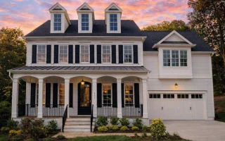 Plan  8-1957 - The Garcia Estate |  Traditional Colonial - 4-Bed, 3.5-Bath, 3,035 SF