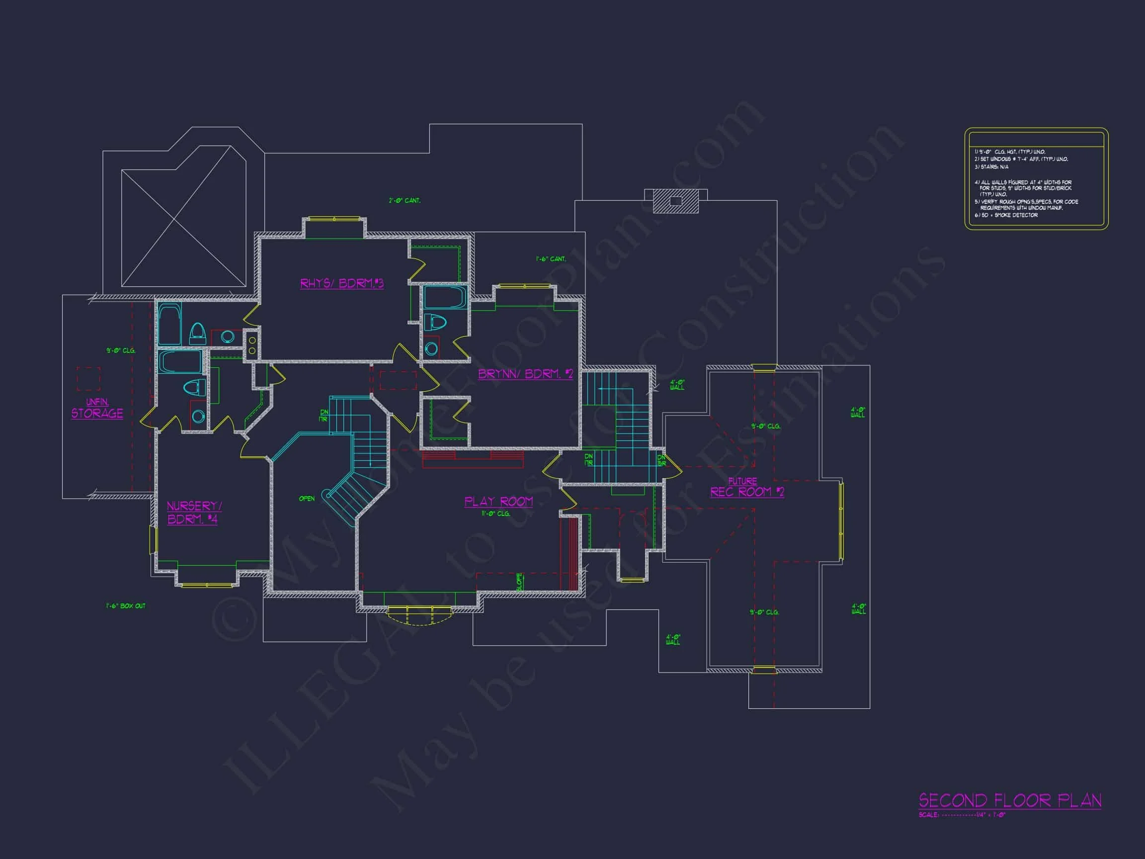 14-1347 HOUSE PLAN - Luxury House Plan with CAD Designs and Blueprint Details 9 Luxury 2-Story House Plan with Wine Room, Outdoor Kitchen & 3-Car Garage