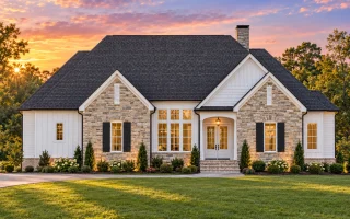 Plan  20-1209 - The Perez House |  Traditional - 4-Bed, 3.5-Bath, 3,431 SF