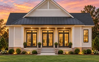 Plan  18-1010 - Bennett Lodge |  Modern Farmhouse - 2-Bed, 2-Bath, 1,806 SF