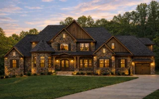 Plan  17-1846 - Stewart Walk | New  American - 4-Bed, 5-Bath, 7,152 SF