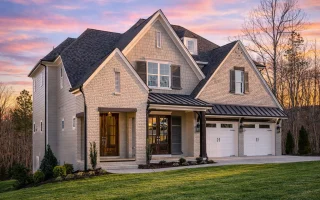 Plan  18-1689 - The White Manor |  New American - 4-Bed, 3.5-Bath, 3,223 SF