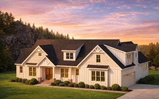 Plan  19-1868 - Jenkins Crossing |  Craftsman Ranch - 3-Bed, 3-Bath, 2,494 SF