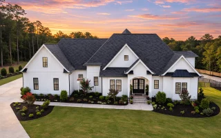 Plan  18-2219 - The Adams Farmhouse  | Modern Farmhouse - 4-Bed, 4-Bath, 4,868 SF