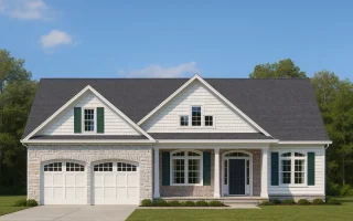 Plan  11-2060 - Willow Bluff Cabin |  Traditional Ranch - 3-Bed, 2.5-Bath, 3,258 SF