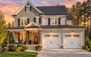Plan  13-1740 - Hawthorn Ridge House  | New American - 4-Bed, 3-Bath, 2,618 SF