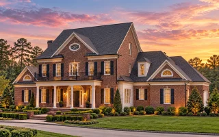 Plan  15-1245 - Holly Point Manor |  Colonial - 4-Bed, 3.5-Bath, 6,489 SF