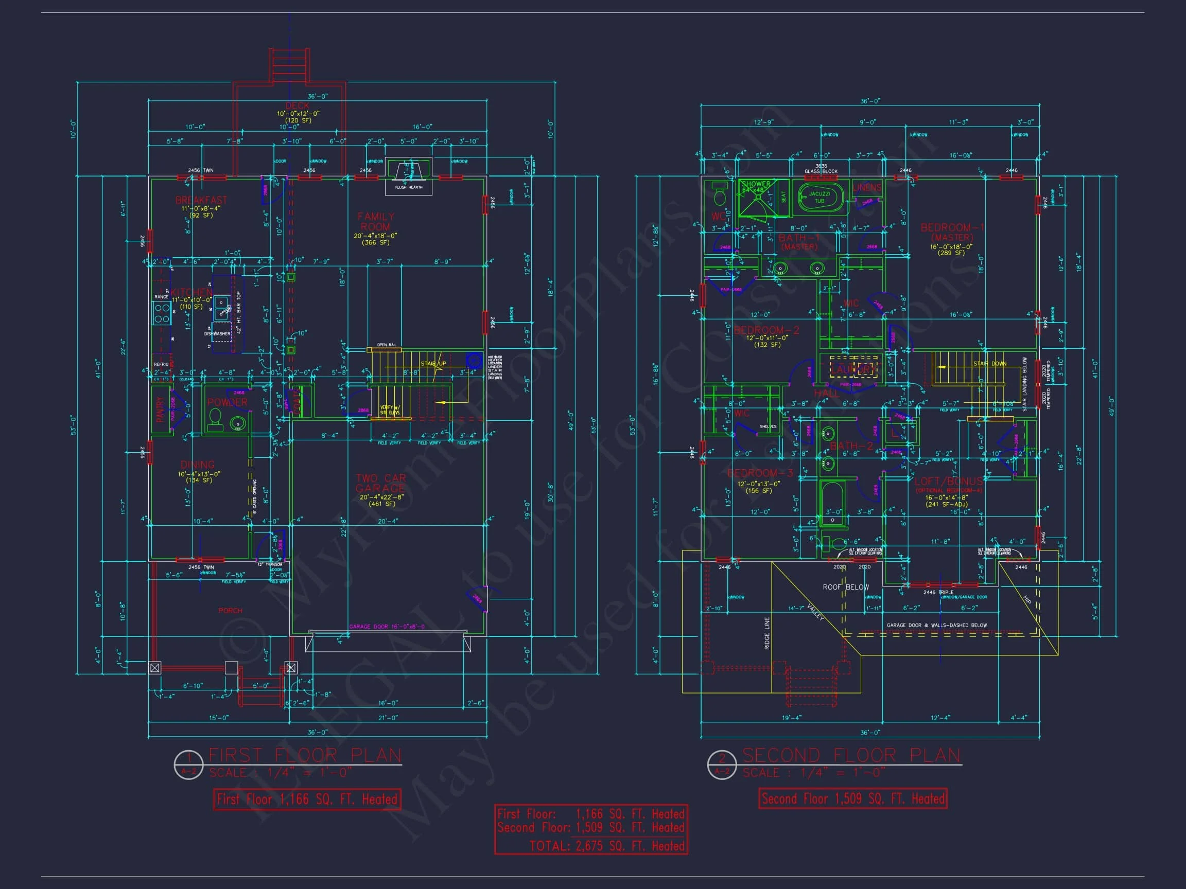 9-1335A HOUSE PLAN -Traditional Colonial Home Plan - 4-Bed, 3-Bath, 2,750 SF 4 2-Story House Plan with Craftsman Style & CAD Blueprints