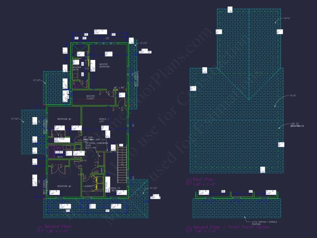 Modern Craftsman Home Plan with 2-Story Design and Bonus Room