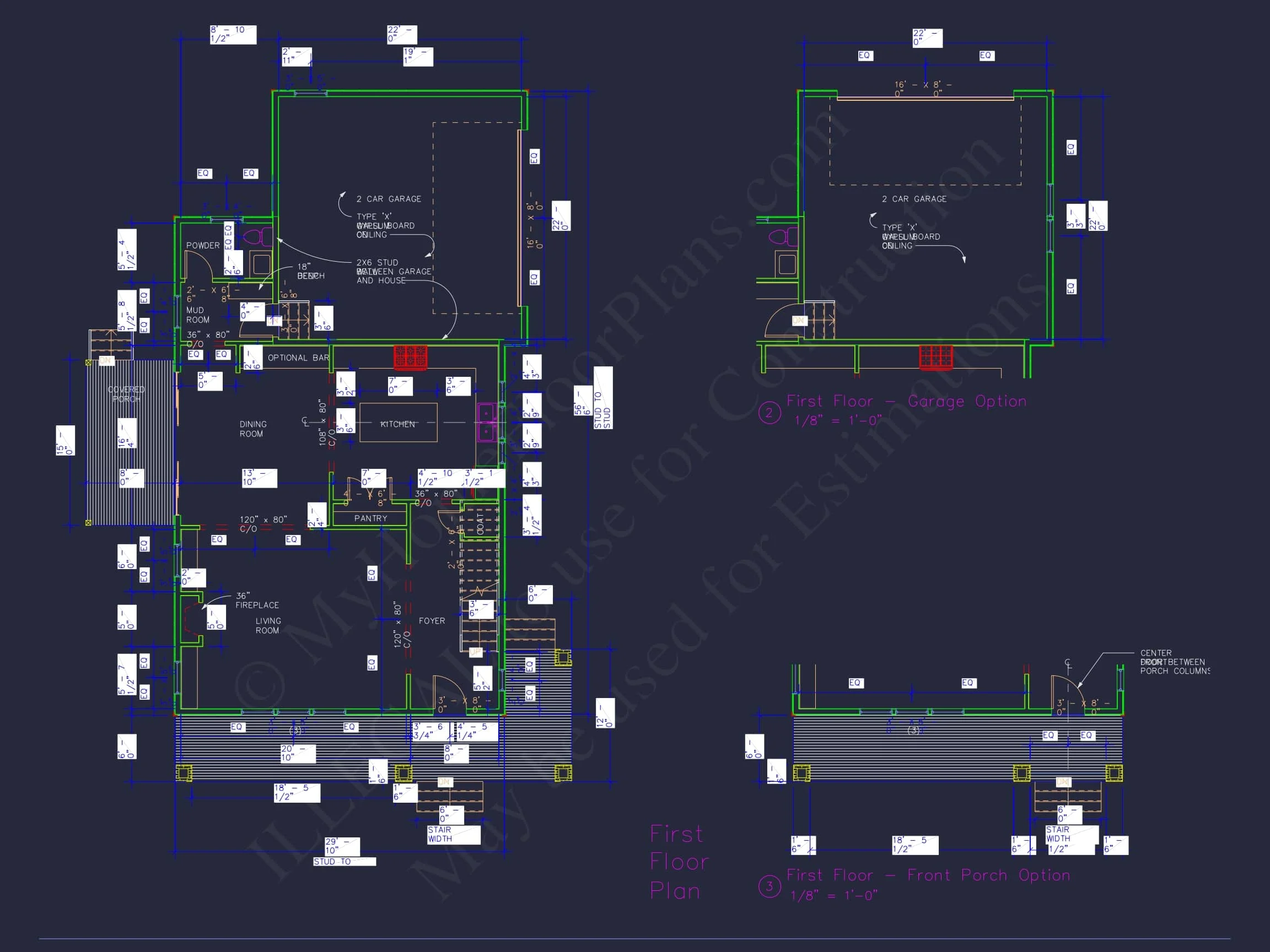 19-1689 HOUSE PLAN - Modern Craftsman House Plan with 2-Story Design and CAD Blueprints 5 Modern Craftsman Home Plan with 2-Story Design and Bonus Room