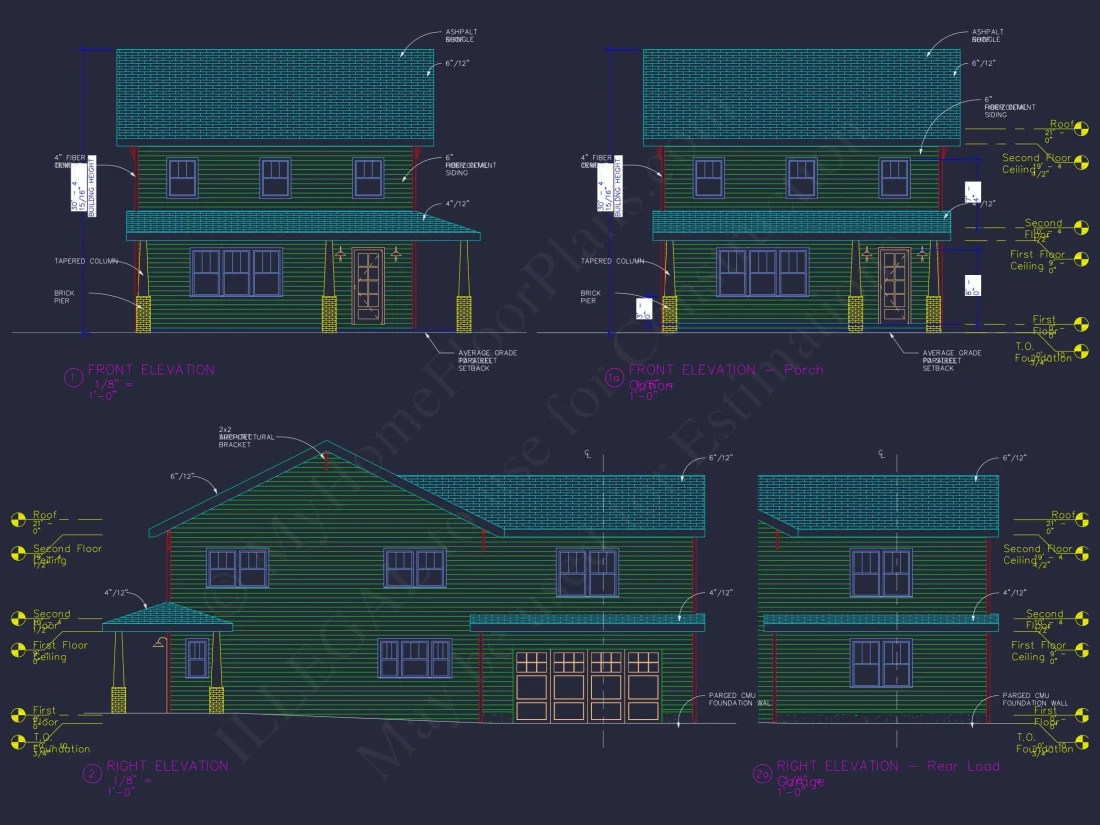 Modern Craftsman Home Plan with 2-Story Design and Bonus Room