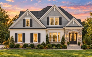 Plan  10-1660 - Meadow View |  Traditional Colonial - 4-Bed, 3.5-Bath, 2,219 SF