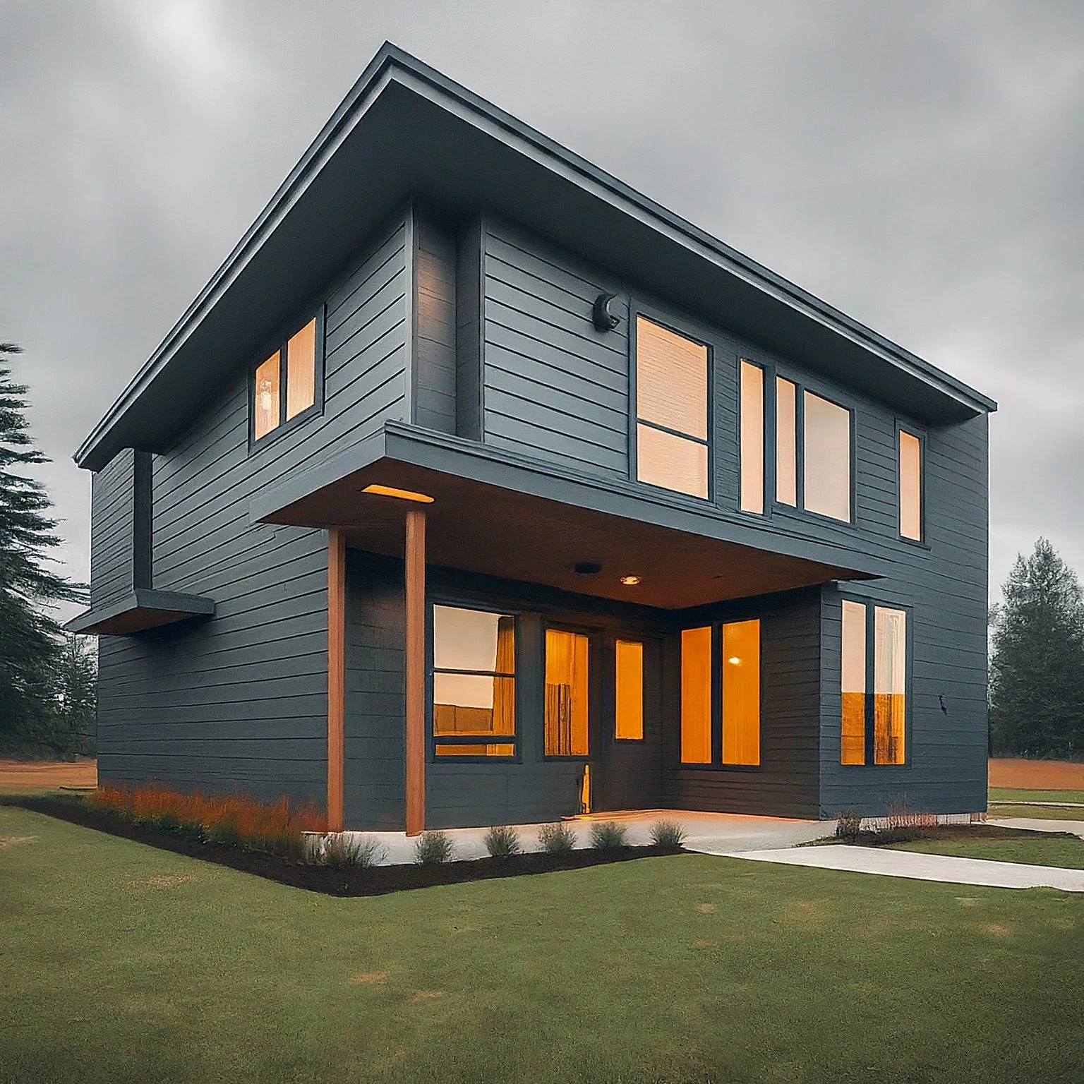 Browse our Contemporary house Plans with a modern floor plan and sleek design. Perfect for those looking for stylish and functional house blueprints.
