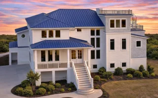 Plan  17-2159 - Brooks Retreat |  Coastal Contemporary - 4-Bed, 5-Bath, 4,863 SF