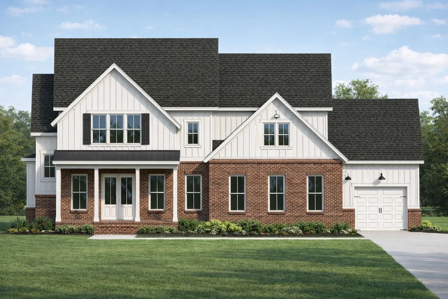 Spacious 2-Story House Plan with CAD Designs & Vaulted Ceilings
