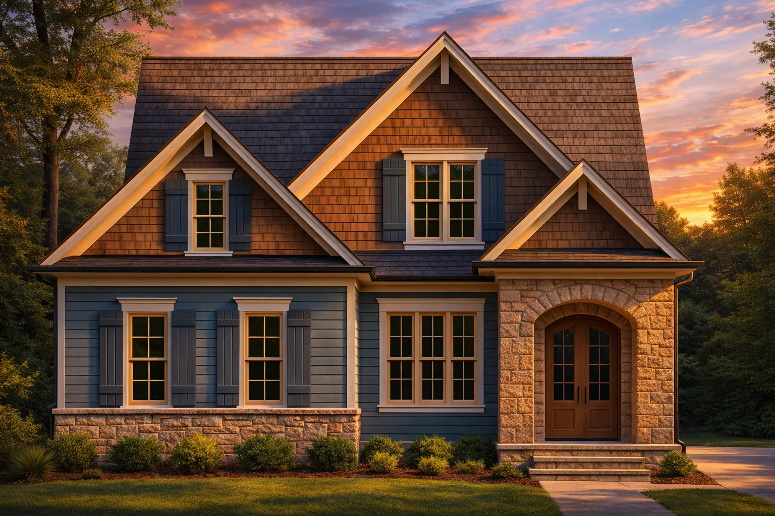 Craftsman House Plans 7 Beautiful CAD Home Plan 4 Bedroom Floor Plan with Designs