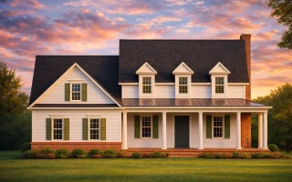Plan  11-1449 - The Ridge |  Traditional Colonial - 4-Bed, 3.5-Bath, 3,049 SF