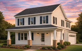 Plan  19-1689 - The Watson House |  Traditional Colonial - 3-Bed, 3.5-Bath, 4,236 SF