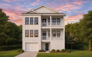 Plan  21-3408 - The Young Station |  Coastal - 4-Bed, 3.5-Bath, 2,434 SF