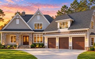 Plan  17-1559 - The Adams Haven |  New American - 3-Bed, 4-Bath, 3,565 SF