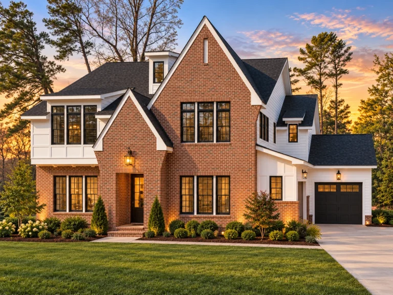 Elegant 3-Story Modern Craftsman Home Plan with 5 Bedrooms